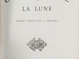 an old book with a black and white title on it