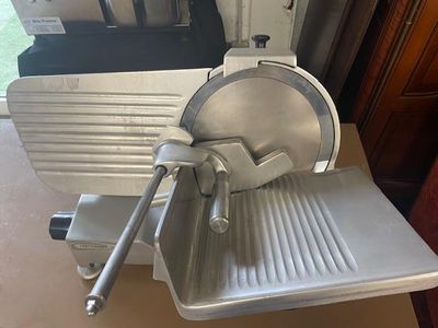 1 trancheuse à jambon RHENINGHAUS START en inox Bel état, an…