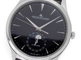 une image montrant un gros plan d'une montre-bracelet au cadran noir