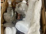 a box full of assorted items sitting on the floor