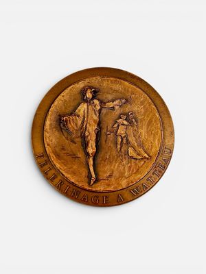 Pèlerinage A WATTEAU Médaille en bronze du musée Monétaire d…