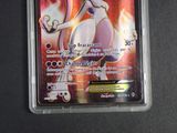 a close up of a pokemon card on a table