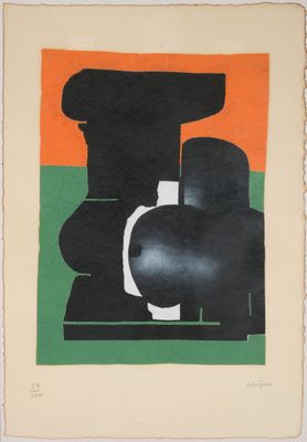 an image of a painting of a vase and a vase on a table