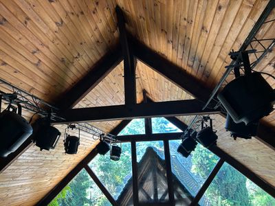 Ensemble de spots de cinéma (au plafond)