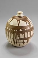 Jean BESNARD (1889-1958). Pied de lampe Céramique émaillée à… (photo 3)