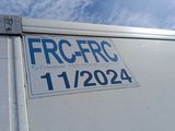 a sign that says frc frc on the side of a truck