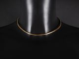 un collier ras-du-cou en or sur un mannequin, un mannequin, un mannequin, un mannequin, un mannequin, un mannequin, un mannequin, un mannequin, un mannequin, un mannequin, un mannequin