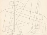 an image of a drawing of lines and shapes on a piece of paper
