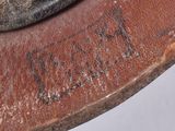 a close up of a horse ' s saddle with a bridle on it