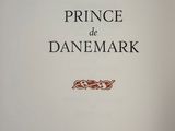 the cover of hamlet prince of danemark, a novel written by the author