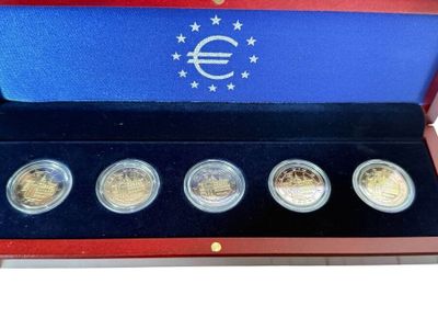 NUMIS, coffret numismatique de 5 pièces de 2 euros BREMENS 2…