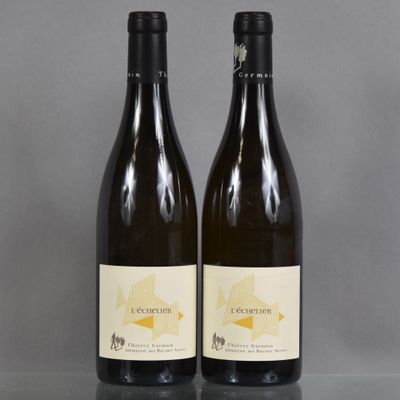deux bouteilles de vin posées l'une à côté de l'autre sur une table