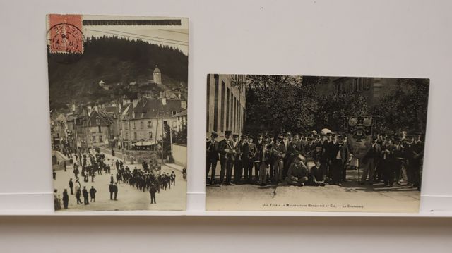 Aubusson : Lot de 2cpa (La carte photo n’est pas recoupée)