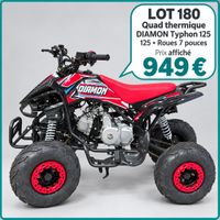 Quad enfant DIAMON Typhon 125 cc, 4 temps
