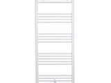an image of a white heated towel rack on a white background