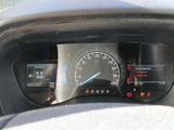a close up of a car dashboard with a speedometer