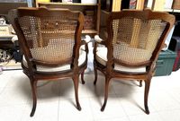 Paire de fauteuils lyonnais, cannés, Louis XV, époque second… (photo 2)