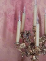 CANDELABRE en bronze ciselé et doré à décor d'un putti soute… (photo 3)