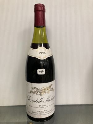 une bouteille de vin posée sur une table