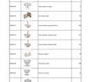 a table that has a bunch of different types of toilets on it