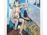 l'image d'un tableau représentant une femme nue assise sur une chaise