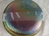 a glass object that is sitting on a table