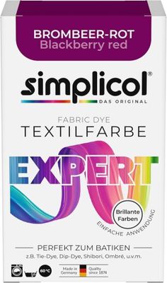 898 / Teinture textile expert - simplicol - Rouge mûre…