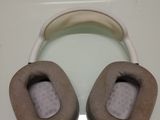 a pair of headphones sitting on top of a table