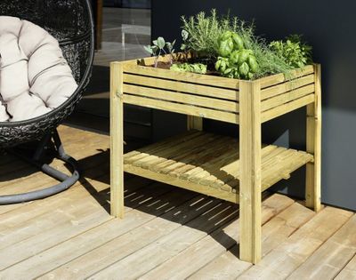 Carré Potager Surélevé KUB, pin sylvestre traité autoclave c…