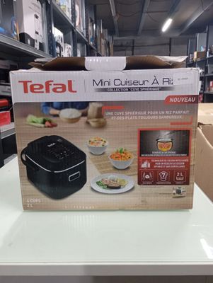 a box of food sitting on a table in a store