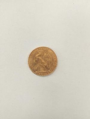 monnaie de 20 francs or Coq 1914 - Photo 1