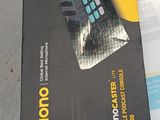 a box with a remote control on it sitting on a table
