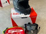 a helmet on top of a box in a store