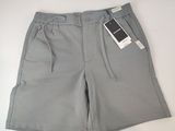 the shorts are light grey and have a small pocket on the side