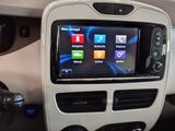 a picture of a car dashboard with a car radio in it