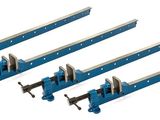 four clamps with a couple of jaws on each side of them