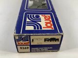 a box with a train on it sitting on top of a table