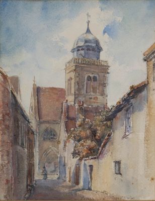 Paray le Monial, la tour Saint Nicolas.