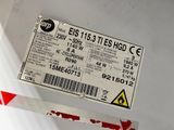 a label on the back of a machine that has a sticker on it