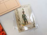 une carte sur laquelle figure l'image d'un soldat à côté d'une boîte