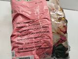 a bag of food that is sitting on a table