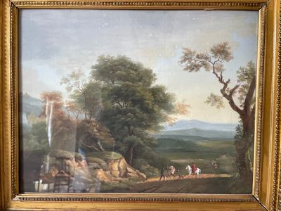 une image d'un tableau sur le mur d'une pièce