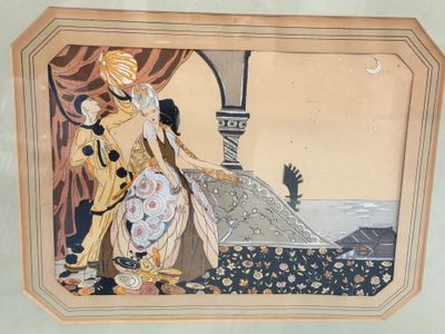 une image d'un tableau représentant une femme en robe jaune