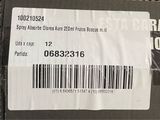 a box with a barcode on it sitting on a table