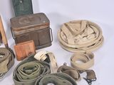 a lot of items that are sitting on a white surface