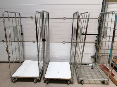 Lot de 3 rolls conteneur 2 cotés marque Caddie