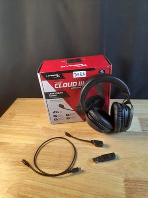 DH626// Casque PC Hyper X Cloud III black. - Photo 1