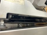 a close up of a machine that has a label on it