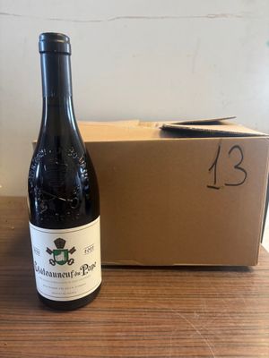 12 B . vin blanc Châteauneuf de Pape - Château FARGUEIROL - TVA RÉC. - - Photo 1