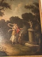 TRUMEAU en bois mouluré et doré, de style Louis XVI, la part… (photo 2)